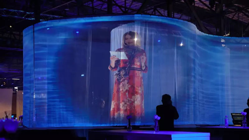 Vigour Vogue - 360 Grad Leinwand in Form einer Badewanne